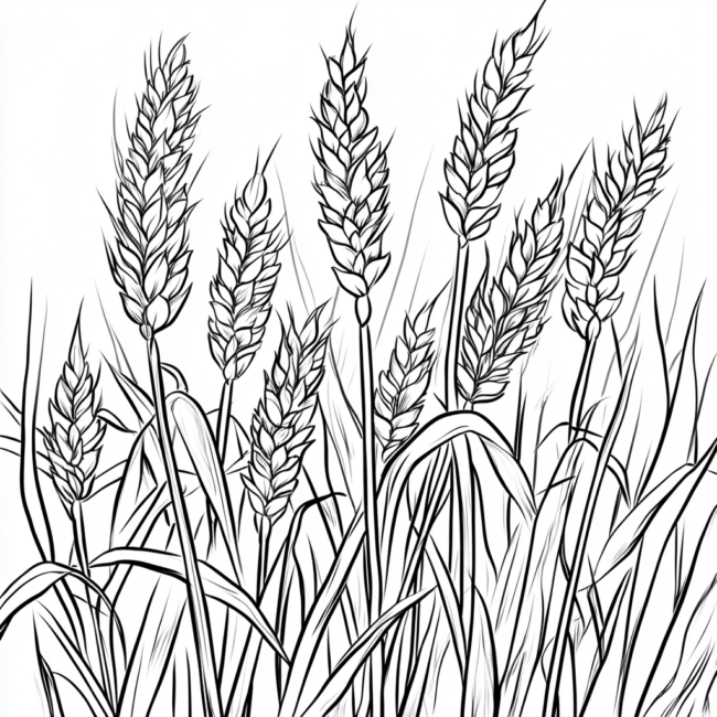 plantacao de trigo para colorir 6 plantacao de trigo para colorir 6