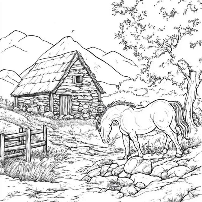 estabulo para colorir 36