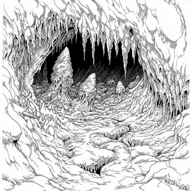 gruta para colorir 41