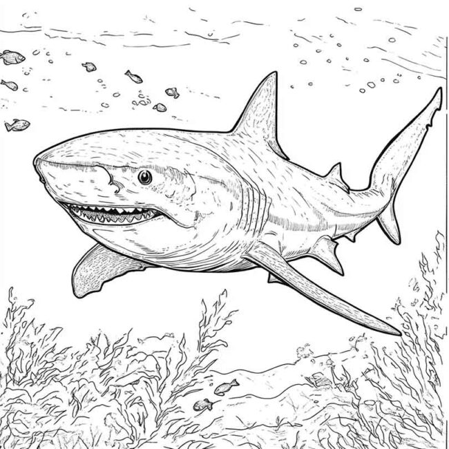 tubarao salmao para colorir 56 tubarao salmao para colorir 56