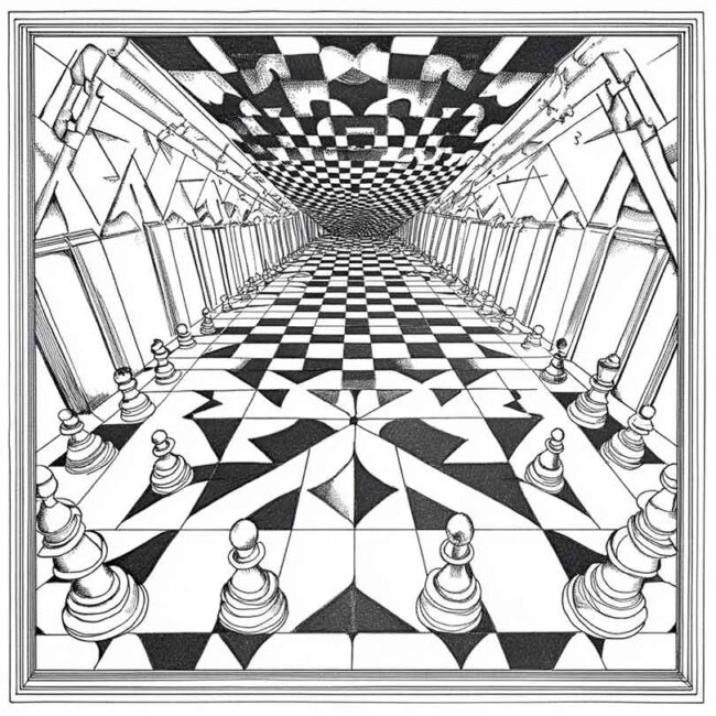 tabuleiro de dama para colorir 8