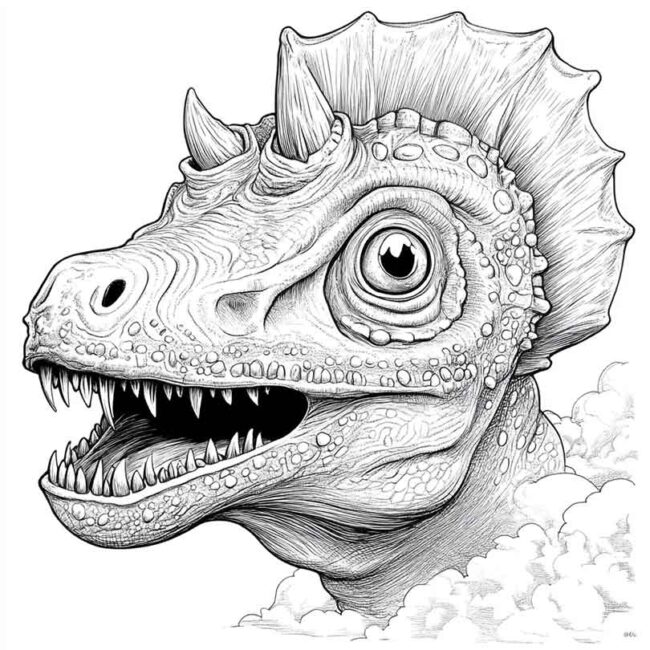 Hipsilofodonte para colorir 33