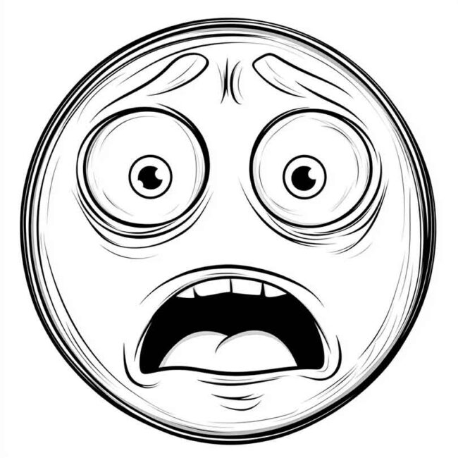 emoji de confuso para colorir 6 emoji de confuso para colorir 6