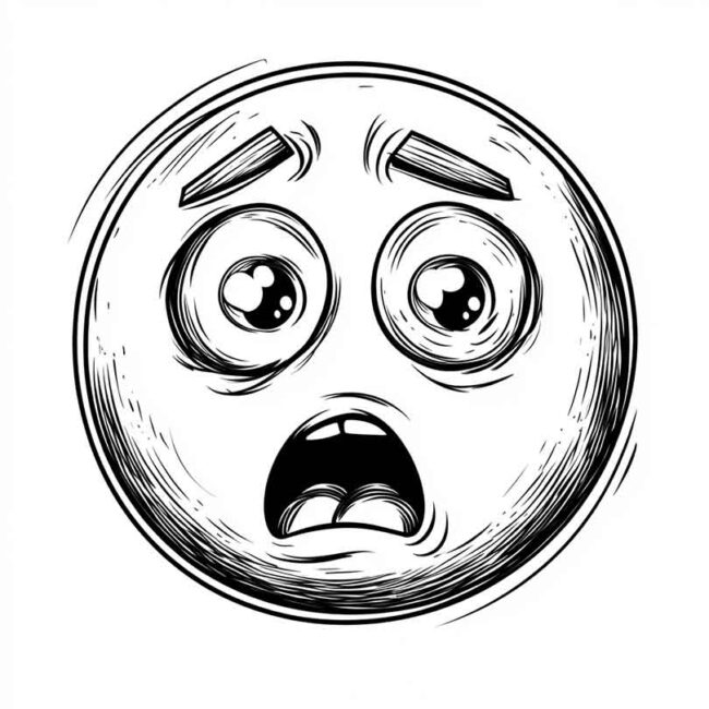 emoji de confuso para colorir 7 emoji de confuso para colorir 7