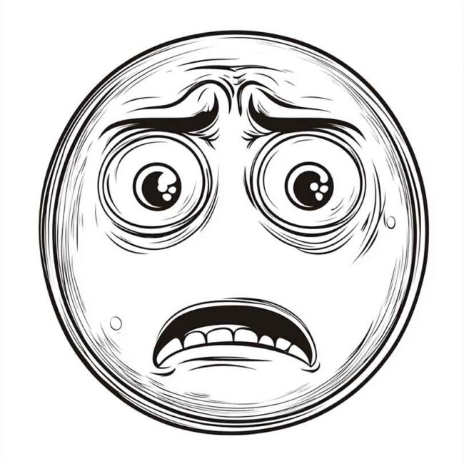 emoji de confuso para colorir 5 emoji de confuso para colorir 5