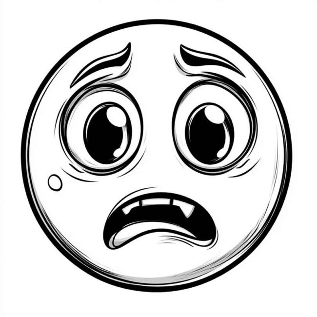 emoji de confuso para colorir 35 emoji de confuso para colorir 35