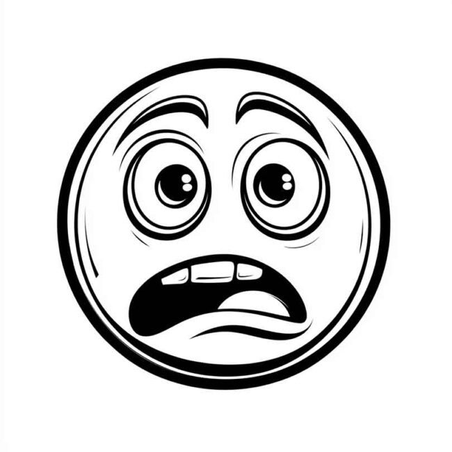 emoji de confuso para colorir 31 emoji de confuso para colorir 31