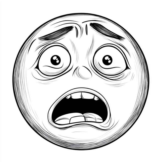 emoji de confuso para colorir 4 emoji de confuso para colorir 4