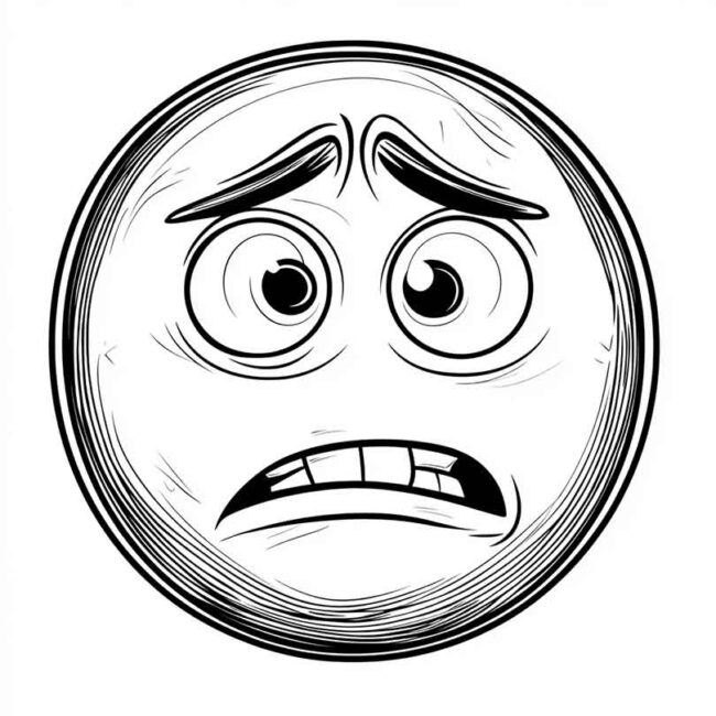 emoji de confuso para colorir 40 emoji de confuso para colorir 40