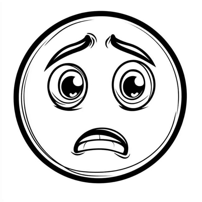 emoji de confuso para colorir 32 emoji de confuso para colorir 32