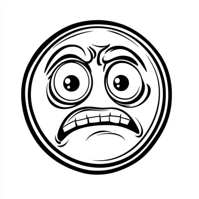 emoji de confuso para colorir 37 emoji de confuso para colorir 37