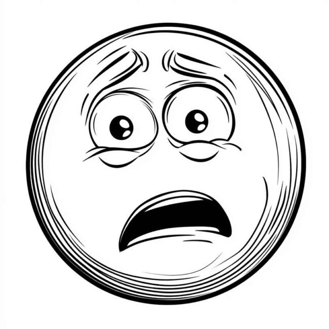 emoji de confuso para colorir 13 emoji de confuso para colorir 13