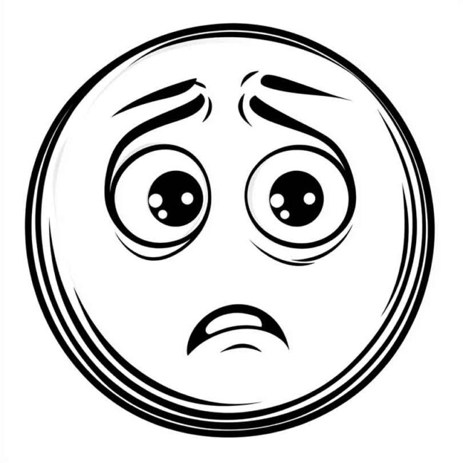 emoji de confuso para colorir 28 emoji de confuso para colorir 28