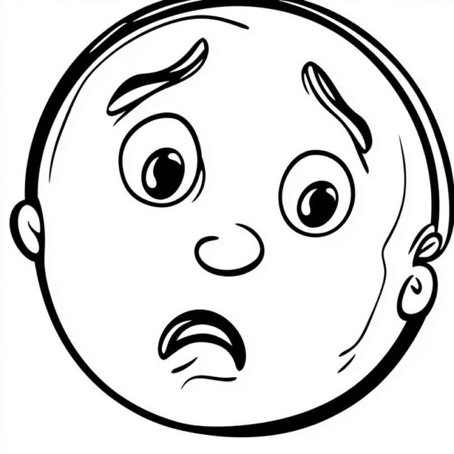 emoji de confuso para colorir 36 emoji de confuso para colorir 36