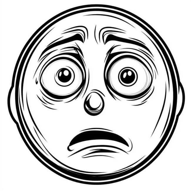 emoji de confuso para colorir 15 emoji de confuso para colorir 15