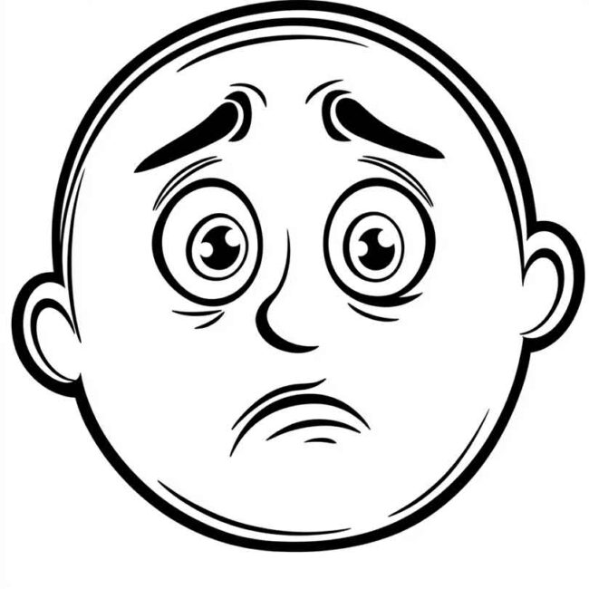 emoji de confuso para colorir 30 emoji de confuso para colorir 30