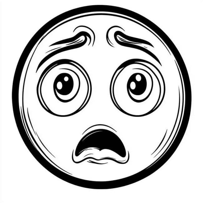 emoji de confuso para colorir 24 emoji de confuso para colorir 24