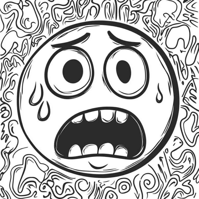 emoji de confuso para colorir 2 emoji de confuso para colorir 2