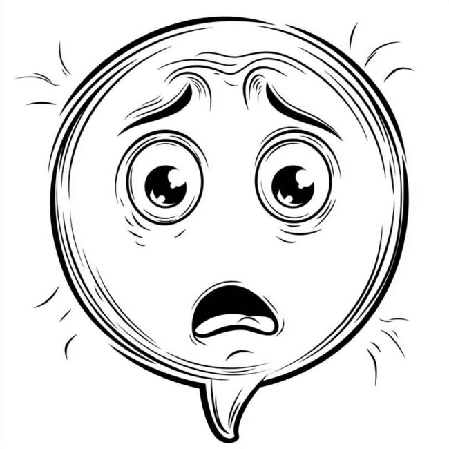 emoji de confuso para colorir 18 emoji de confuso para colorir 18