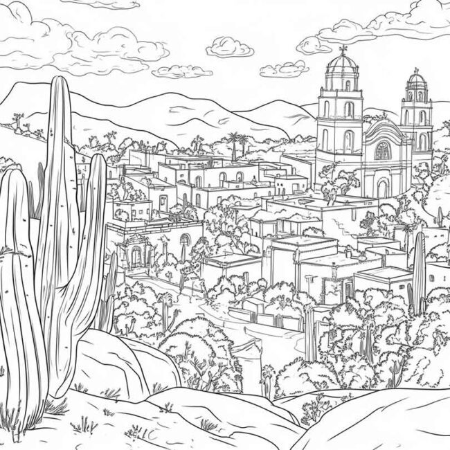 mexico para colorir 50