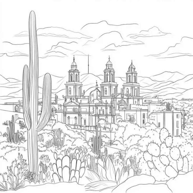 mexico para colorir 48