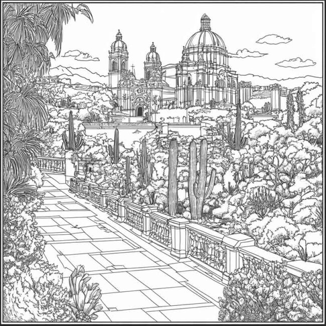 mexico para colorir 51