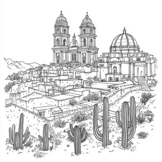 mexico para colorir 52