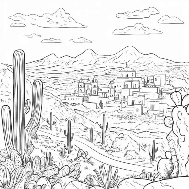 mexico para colorir 40