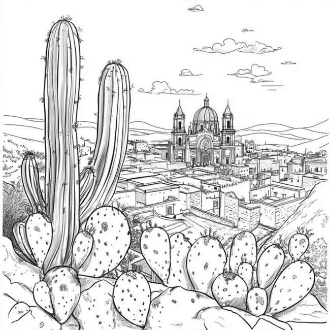 mexico para colorir 39