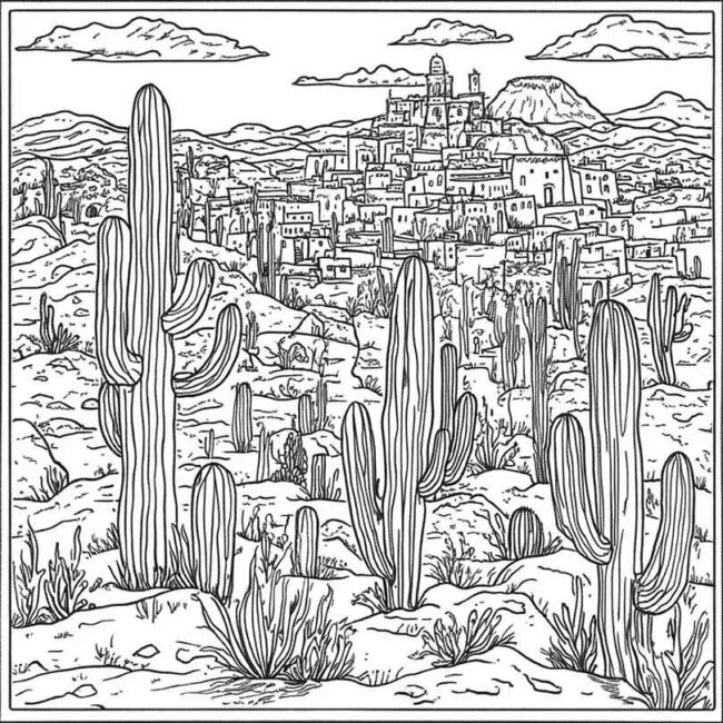 mexico para colorir 13