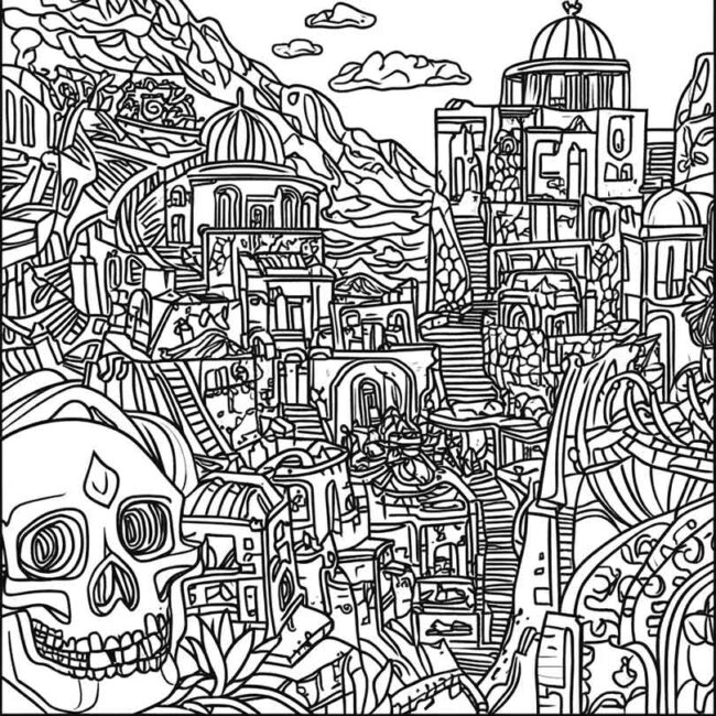 mexico para colorir 12