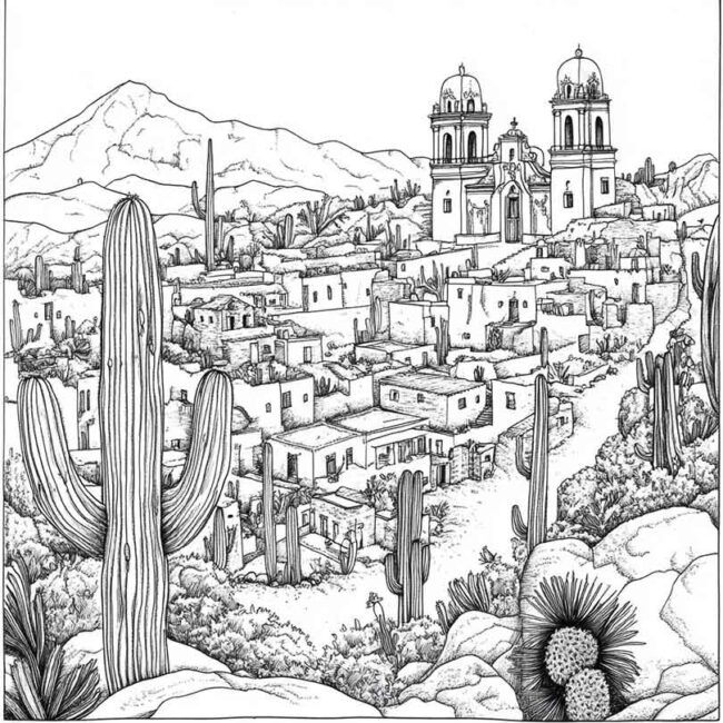 mexico para colorir 14