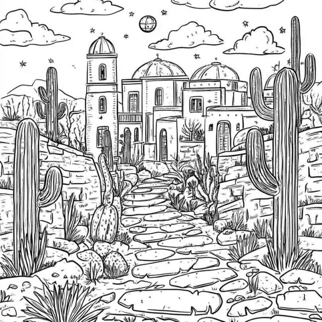 mexico para colorir 25