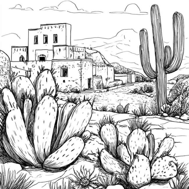 mexico para colorir 29