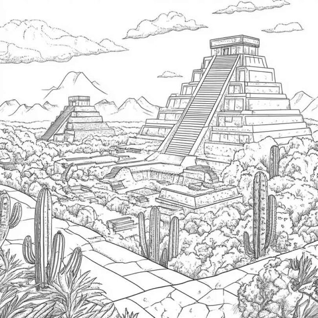 mexico para colorir 22