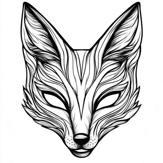 mascaras de raposa para colorir 9 mascaras de raposa para colorir 9