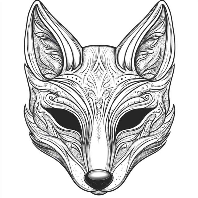mascaras de raposa para colorir 40 mascaras de raposa para colorir 40