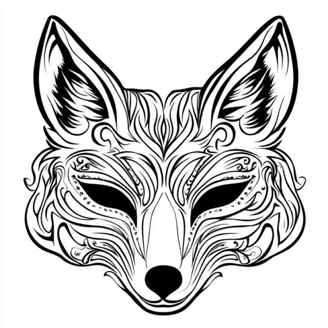 mascaras de raposa para colorir 46 mascaras de raposa para colorir 46