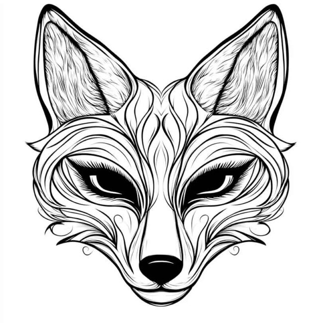 mascaras de raposa para colorir 18 mascaras de raposa para colorir 18