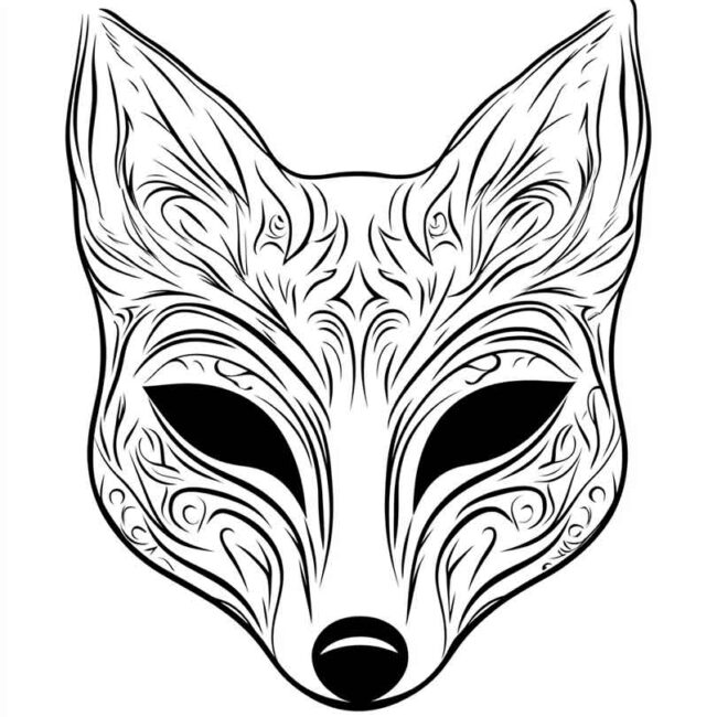 mascaras de raposa para colorir 36 mascaras de raposa para colorir 36
