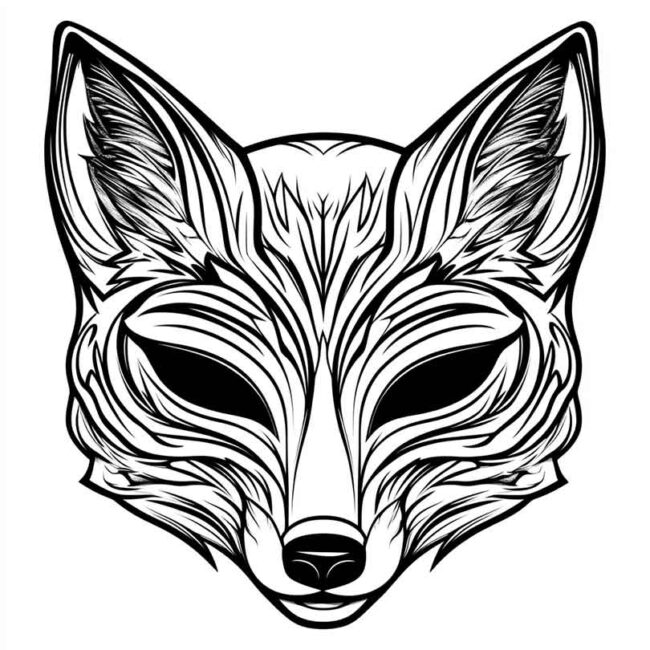 mascaras de raposa para colorir 20 mascaras de raposa para colorir 20