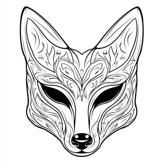mascaras de raposa para colorir 26 mascaras de raposa para colorir 26