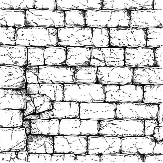 PAREDE DE TIJOLOS PARA COLORIR 17