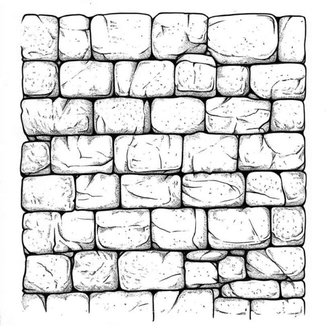 PAREDE DE TIJOLOS PARA COLORIR 1