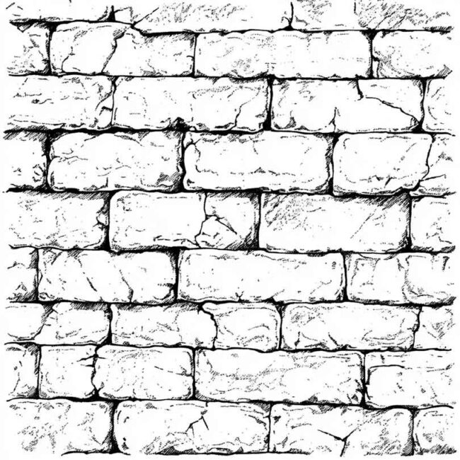 PAREDE DE TIJOLOS PARA COLORIR 16