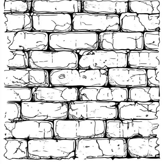 PAREDE DE TIJOLOS PARA COLORIR 32
