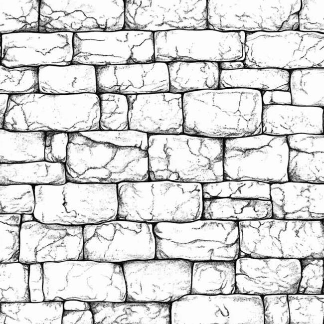 PAREDE DE TIJOLOS PARA COLORIR 2