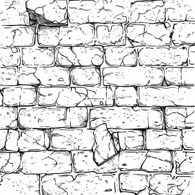 PAREDE DE TIJOLOS PARA COLORIR 22
