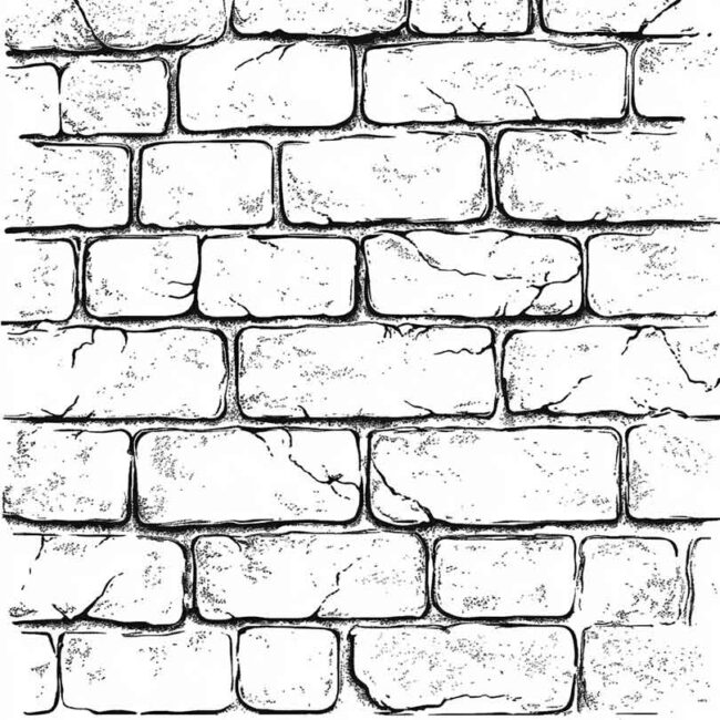 PAREDE DE TIJOLOS PARA COLORIR 43