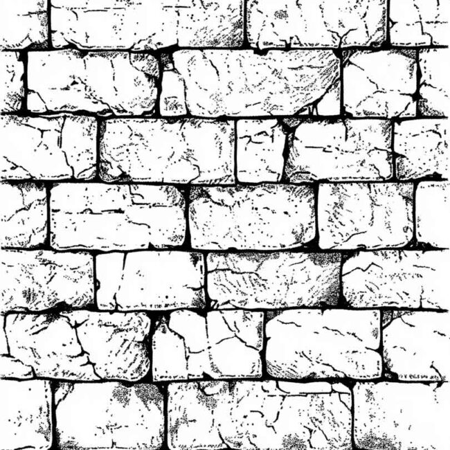 PAREDE DE TIJOLOS PARA COLORIR 10